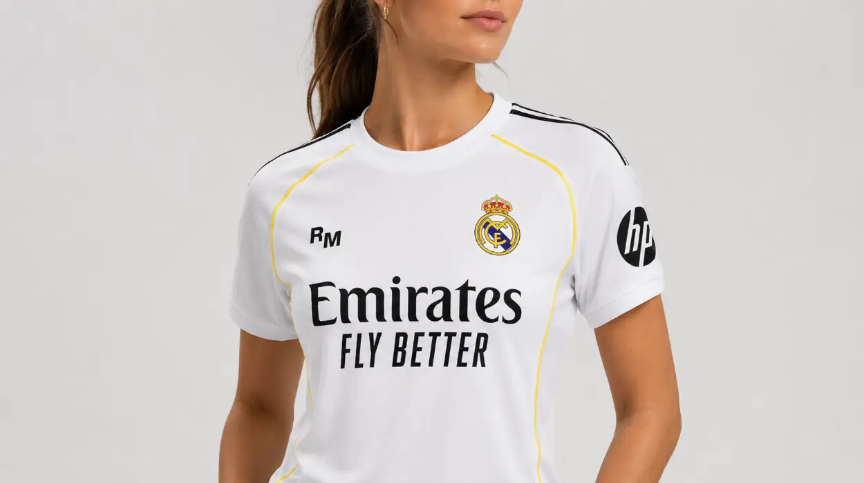 Camiseta de fútbol oficial de fans del Real Madrid para la temporada 2025/2026