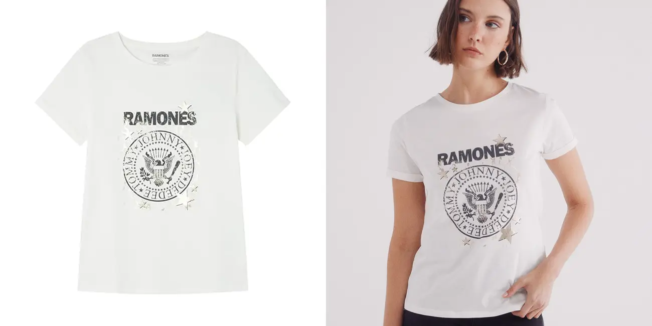 Camiseta Springfield Ramones