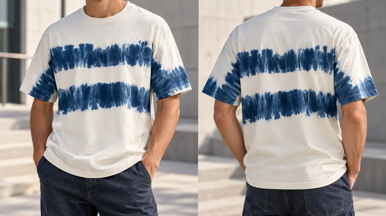 Camiseta Springfield Tie Dye de manga corta para hombre