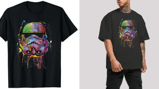Camiseta Star Wars Paint Splats Helmet