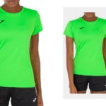 camiseta técnica Joma verde flúor mujer barata