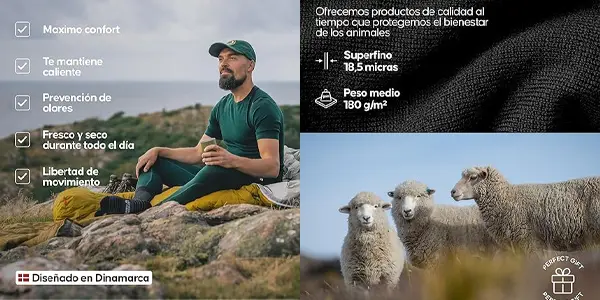 Camiseta térmica DANISH ENDURANCE para hombre