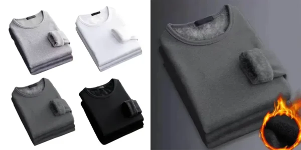 Camiseta térmica de manga larga para hombre