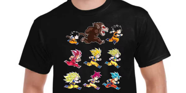 Camiseta The Fan Tee - Dragon Ball Goku Evolution