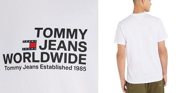 Camiseta Tommy Jeans Reg Entry WW Concert oferta