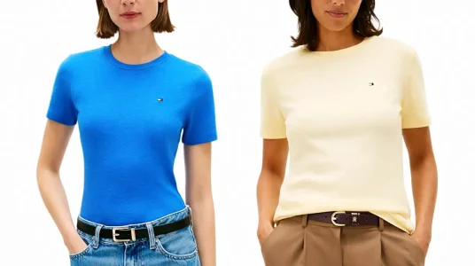 Camiseta Tommy Hilfiger Slim Cody para mujer 100% algodón