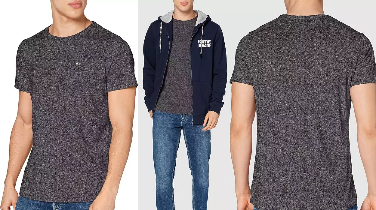 Tommy Jeans camiseta Jaspe Slim oferta