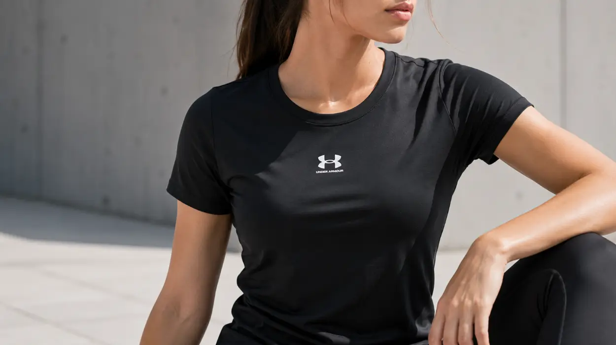 Libertad de movimiento con la camiseta UA Rival Core SS para mujer