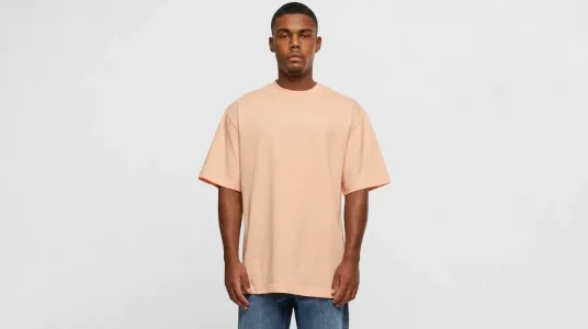 Camiseta Urban Classics TB006 para hombre, color Softapricot, talla M