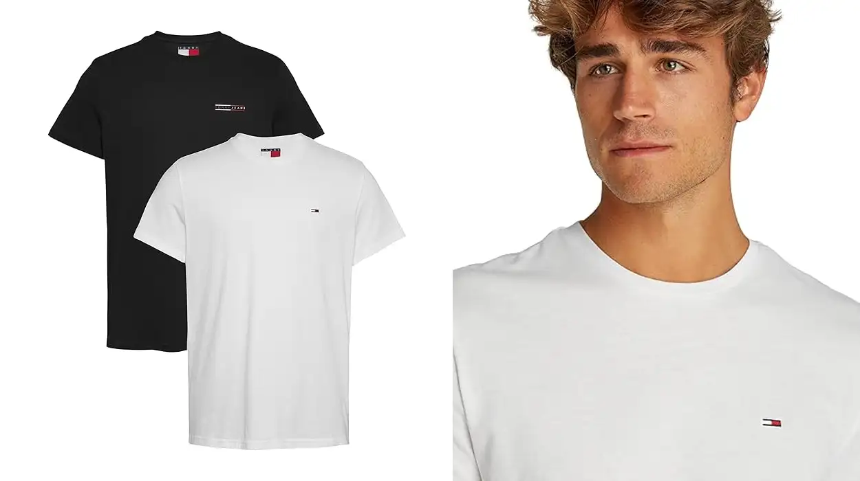 camisetas Tommy Jeans Slim pack barato