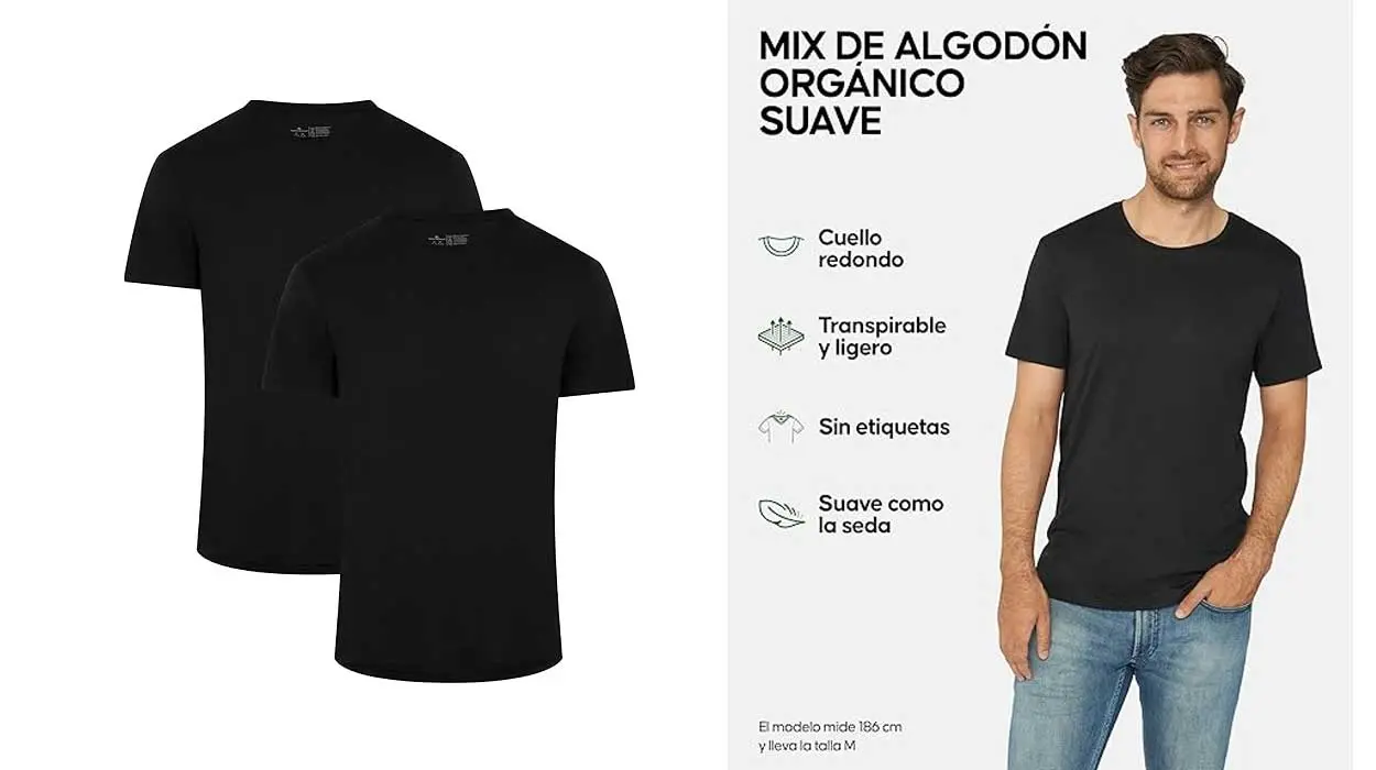 Camisetas algodón orgánico Danish Endurance baratas