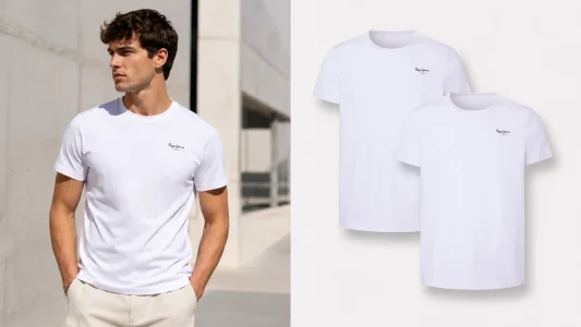 2 Camisetas básicas Pepe Jeans para hombre
