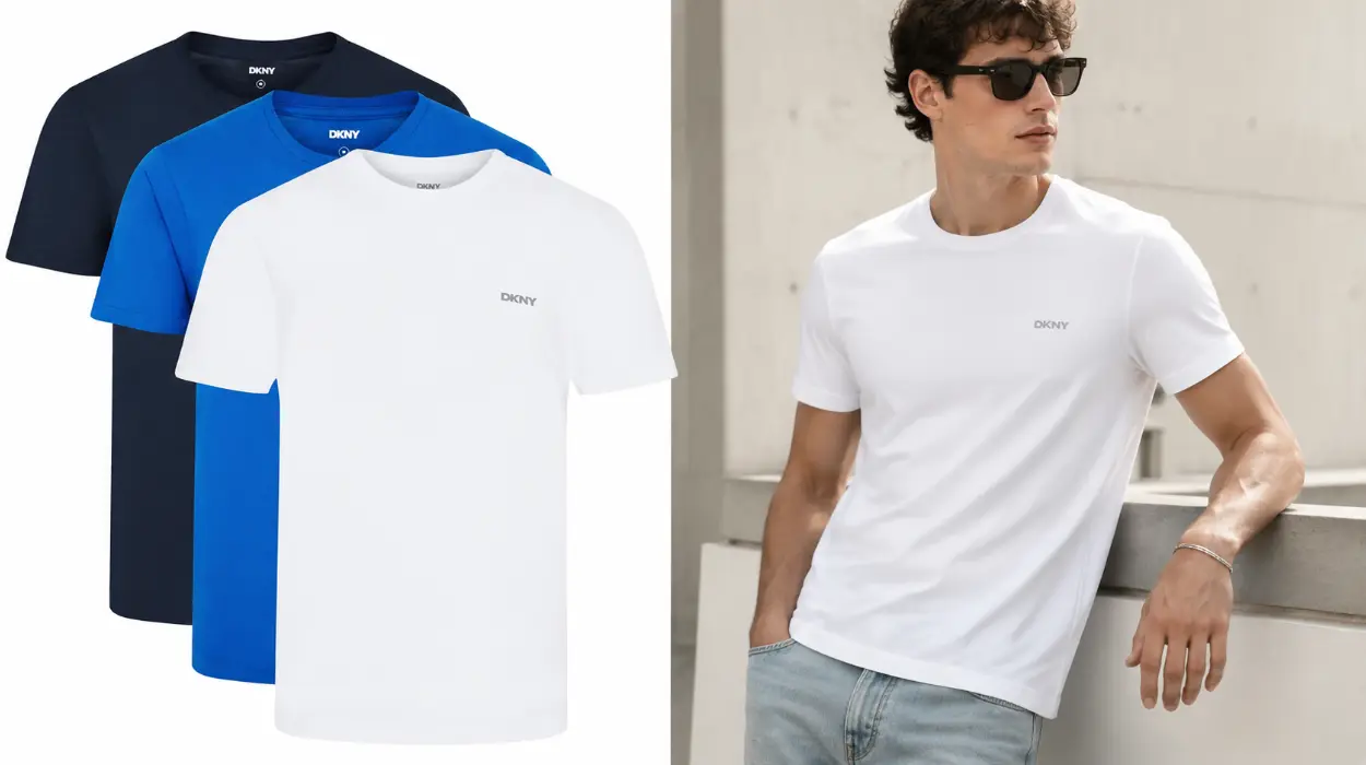 Pack de 3 camisetas DKNY Mens Giants para hombre, en varios colores