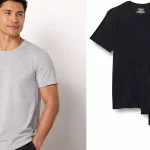 pack de 6 camisetas interiores Amazon Essentials de algodón para hombre