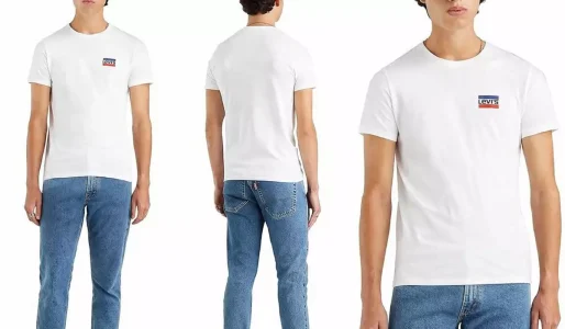 pack de 2 camisetas de manga corta Levi's Crewneck Graphic baratas