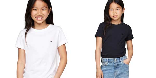 Camisetas Tommy Hilfiger infantiles oferta