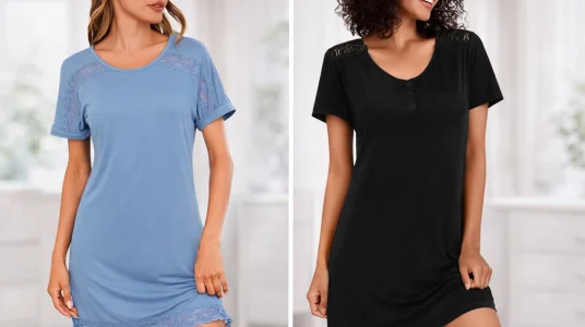 camison-de-algodon-con-manga-corta-de-encaje-para-mujer