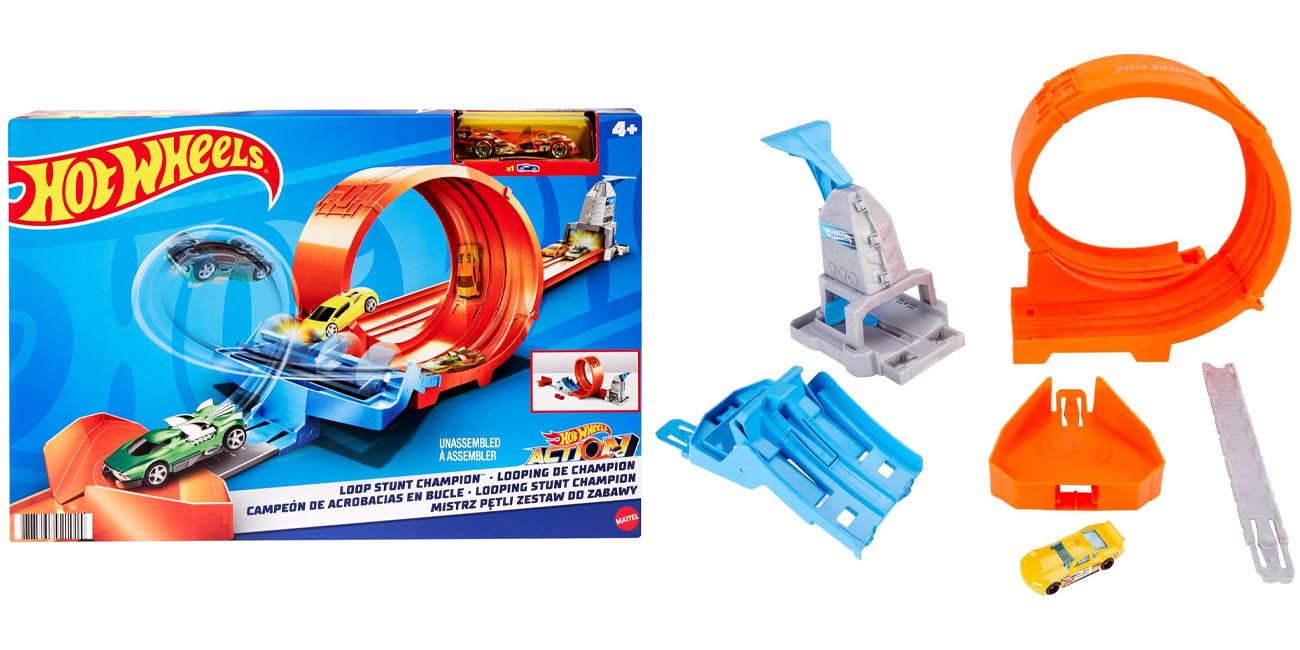 Pista de coches Campeonato de loopings Hot Wheels