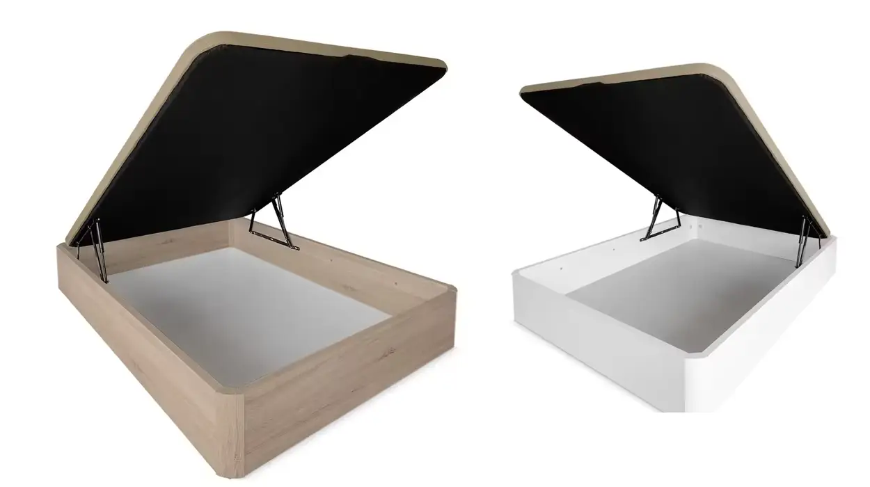 canapé abatible de madera con tapa 3d barato