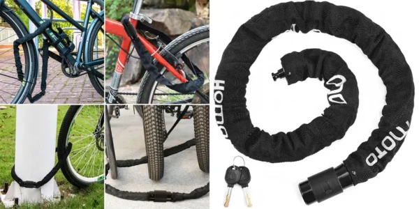 Candado para bicicleta Homoto con llave
