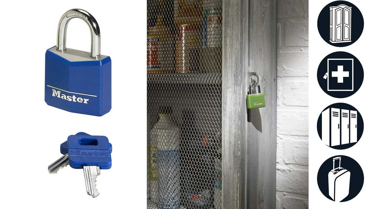 Candado Master Lock aluminio macizo barato