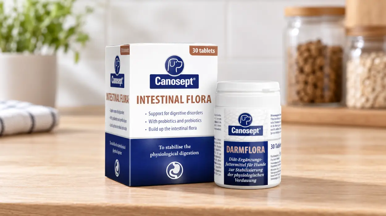 Pack de 30 comprimidos Canosept para la flora intestinal del perro