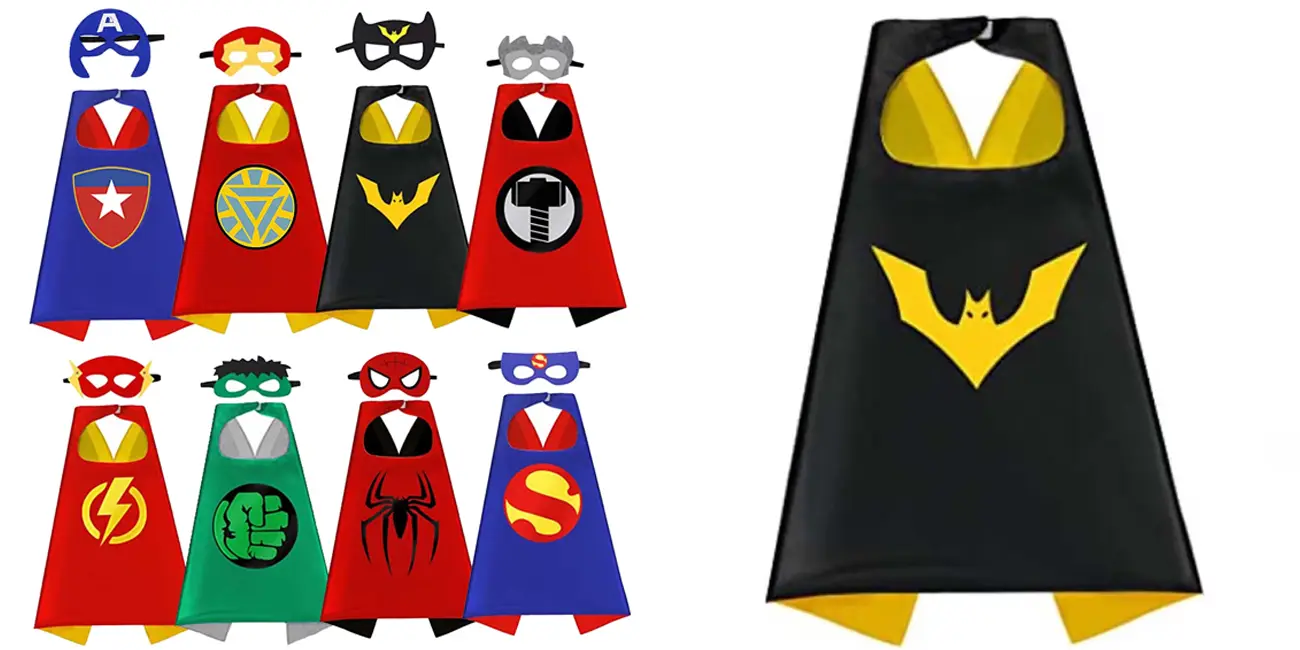 Capas de Superhéroes con máscara