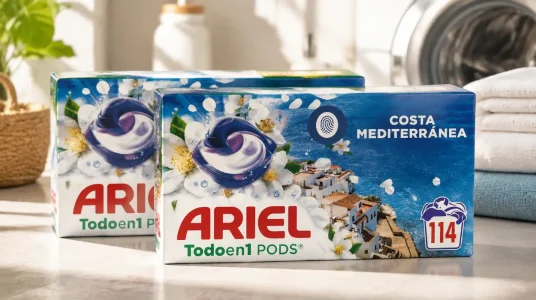 Cápsulas Ariel Todo en 1 PODS Brisa Marina y Jazmín para 114 lavados