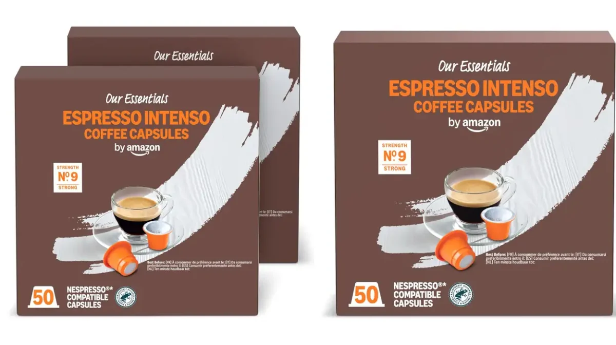 Pack x100 Cápsulas Intenso by Amazon compatibles con Nespresso