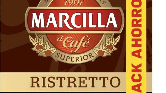 50 cápsulas de café Ristretto Marcilla con intensidad 12, compatibles con Nespresso