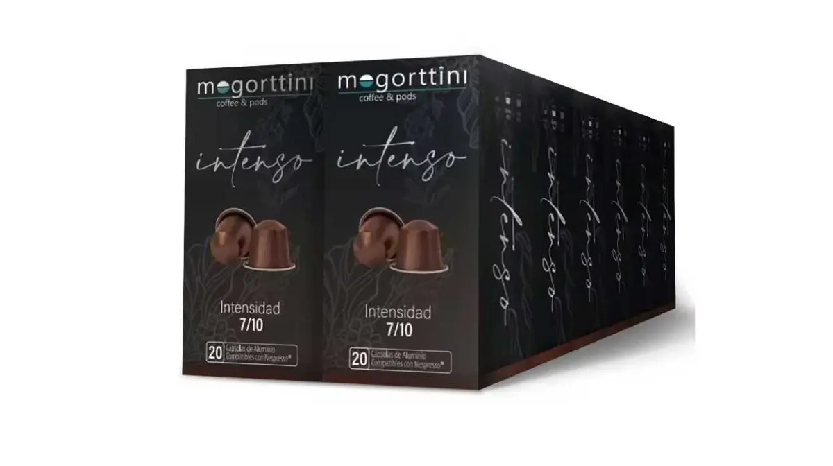 Pack de 240 cápsulas de café Mogorttini Intenso para Nespresso