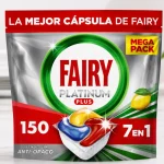 Cápsulas de lavavajillas Fairy Platinum Plus Limón: limpieza profunda para 150 lavados