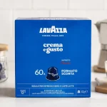 Cápsulas Lavazza Crema e Gusto Risveglio Classico, 60 unidades compatibles con Nespresso, mezcla intensa y equilibrada