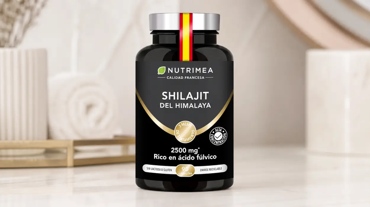 Shilajit del Himalaya Nutrimea de 2500 mg en 90 cápsulas veganas