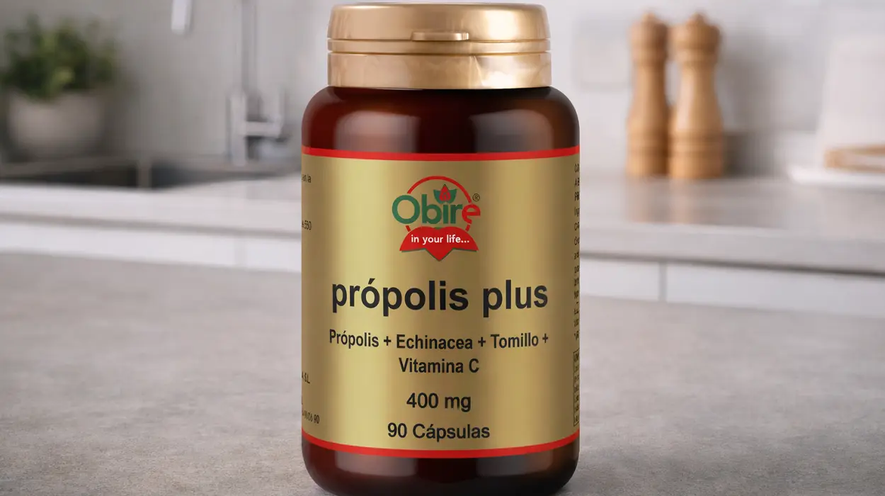 Bote de 90 cápsulas de Própolis Plus Obire de 400 mg