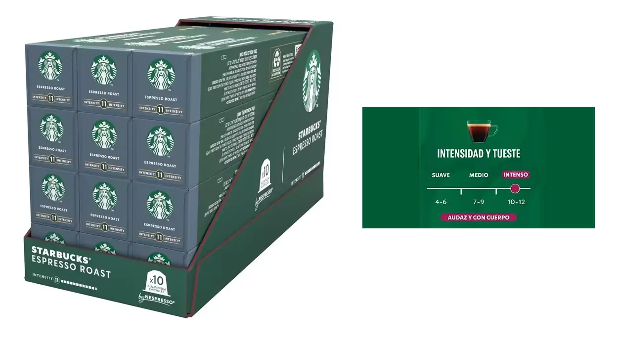 Cápsulas Starbucks Espresso Roast Nespresso baratas