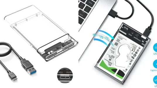 Carcasa transparente USB 3.0 Abauoat