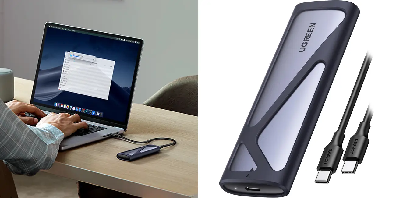 Carcasa UGREEN para discos SSD M.2 NVMe