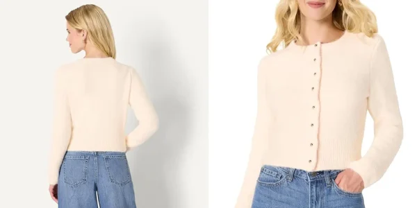 Cárdigan Amazon Essentials con botones para mujer