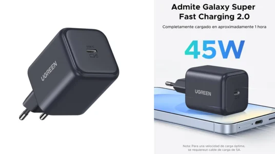 cargador Ugreen USB-C 45W GAN