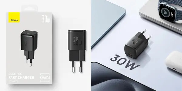 Cargador USB-C Baseus de 30W