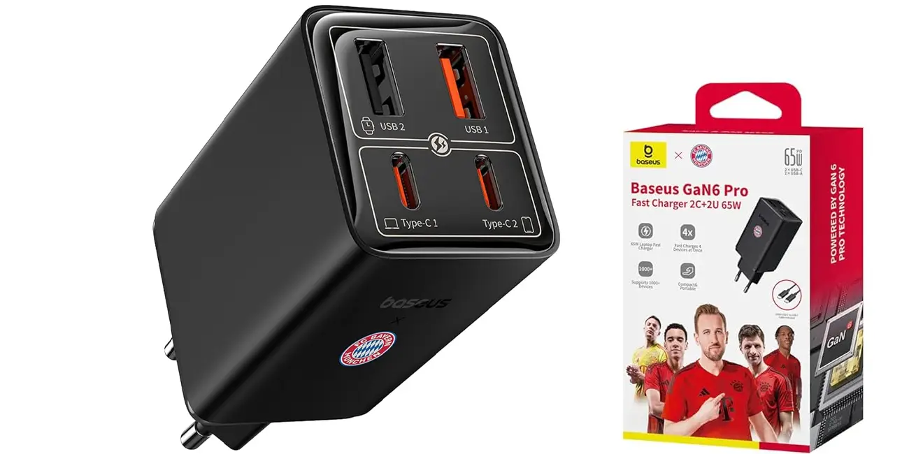 Cargador múltiple Baseus GaN6 Pro