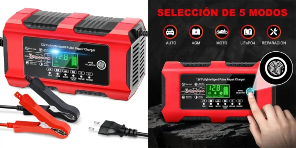 Cargador de baterías de coche YDBAO 12V 10A
