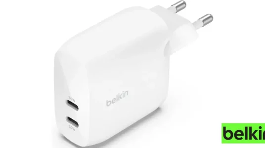 Cargador Belkin BoostCharge de 60W con 2x USB-C