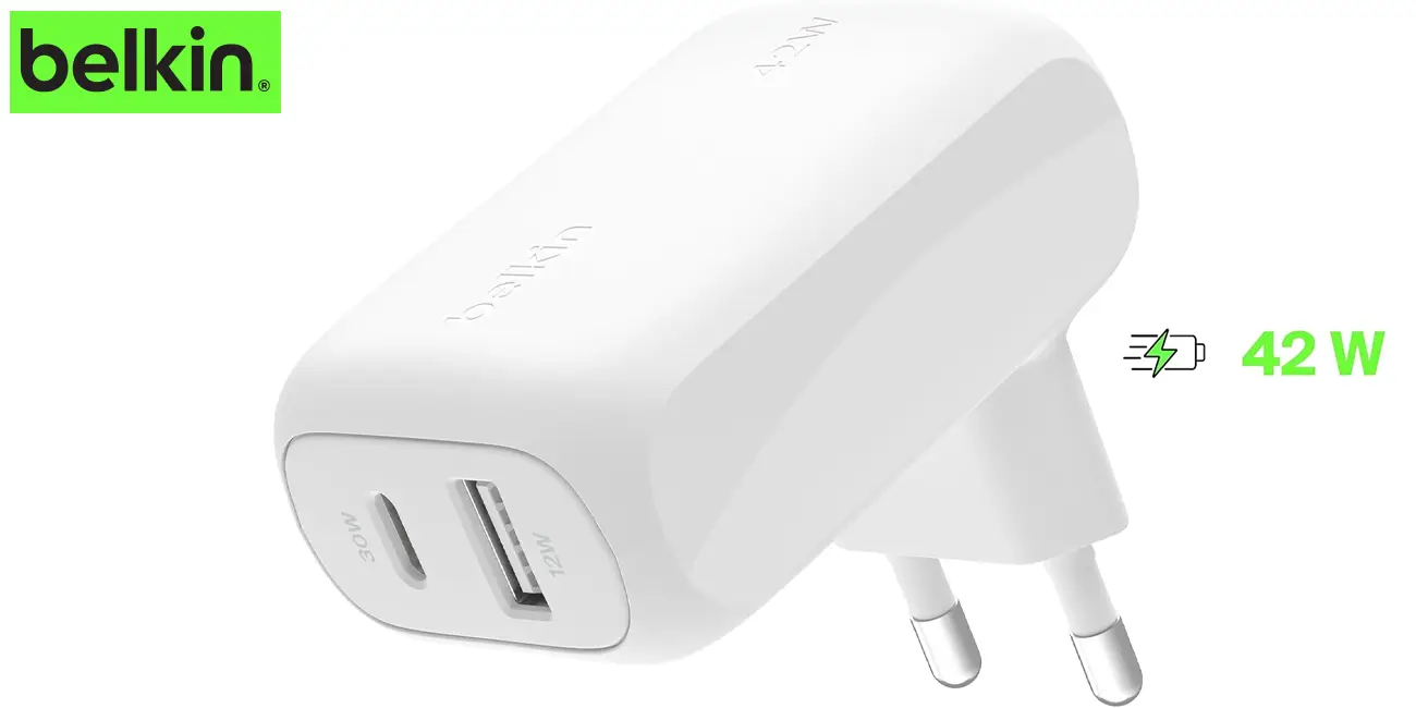 Cargador Belkin BoostCharge de 42W