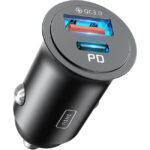 Cargador de coche INIU USB + USB-C (30 W + 30W) QC 3.0