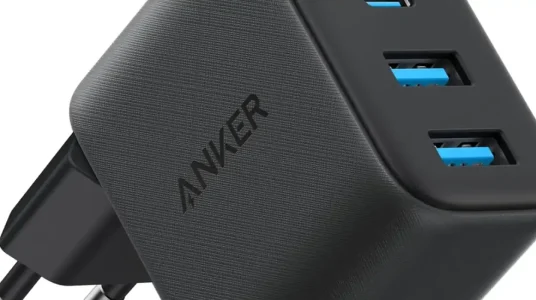Chollo Cargador de pared GAN Anker Zolo 50W con 2 USB-C y 2 USB-A