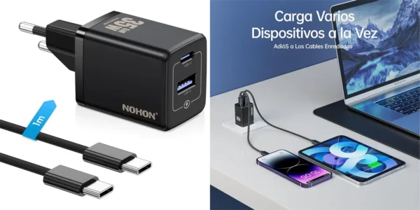 Cargador múltiple NOHON de 35W
