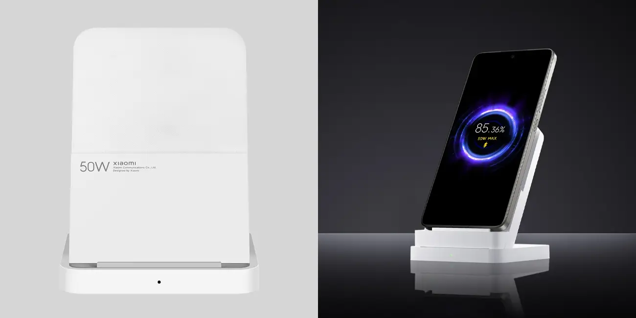 Cargador inalámbrico Qi Xiaomi 50W Wireless Charging Stand Pro