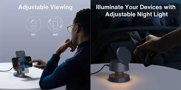 Cargador iVANKY 3 en 1 para iPhone, Airpods y Apple Watch